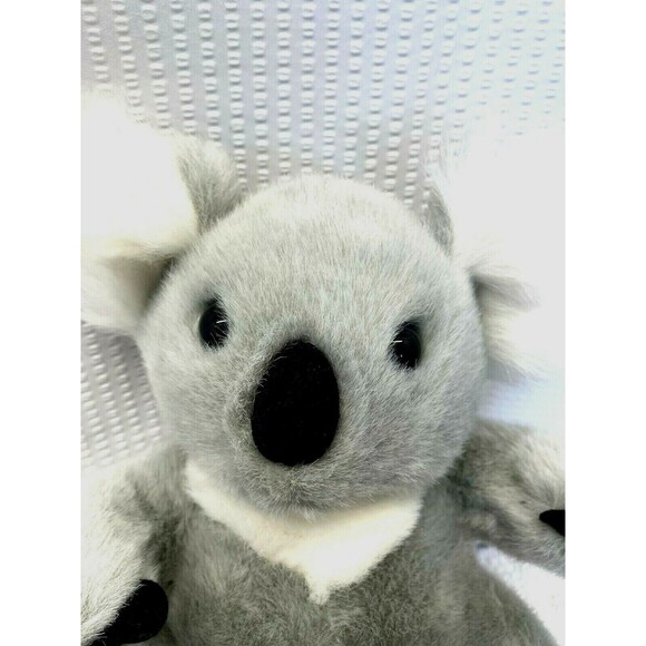 Build A Bear Plush Koala Bear Gray Stuffed Animal 15" Gray/White/Black - Picture 2 of 4
